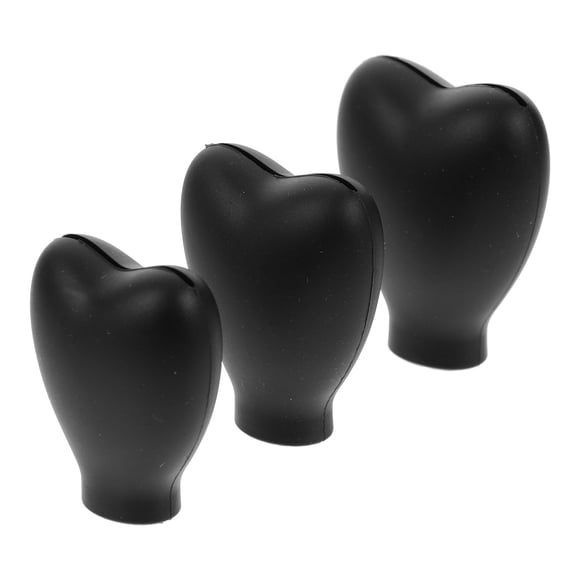 BEADCEST 3pcs Portable Brush Cover Dust-proof Silicone Protector for Women Traveling Outdoor