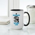 thumbnail image 4 of CafePress - If Grandpa Can't Fix It No One Can Mugs - 15 oz Ceramic Large White Novelty Mug, 4 of 4