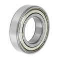 thumbnail image 1 of Unique Bargains Roulements à Billes Rainures Profondes 6006ZZ P0 30x55x13mm Roulements Lubrifiés Double Joint Métallique Ton Argent Scooter Planche à Roulettes Roue, 1 of 7