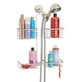 iDesign, XL Shower Hose Caddy, Silver Satin, Forma Collection