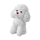 thumbnail image 5 of Estatua de perro sentado, decoración para interiores y exteriores, coleccionable, bonito cachorro de jardín. Blanco, 5 of 9