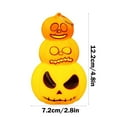 thumbnail image 3 of CASAFUN Halloween Horror Pumpkin Lights, Halloween Decorations, Outdoor Pumpkin Lantern Props Decorations, Halloween Lighted Decoration, for Indoor and Outdoor Halloween Holiday Party Decor, 3 of 8