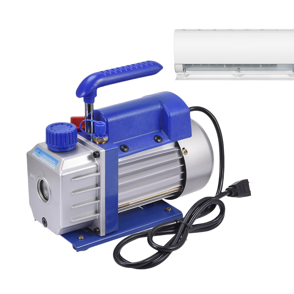 4 CFM Vacuum Pump, High-Performance Rotary Vane HVAC Tool for Refrigeration Repair, Lightweight Design for AC Maintenance and Resin Degassing