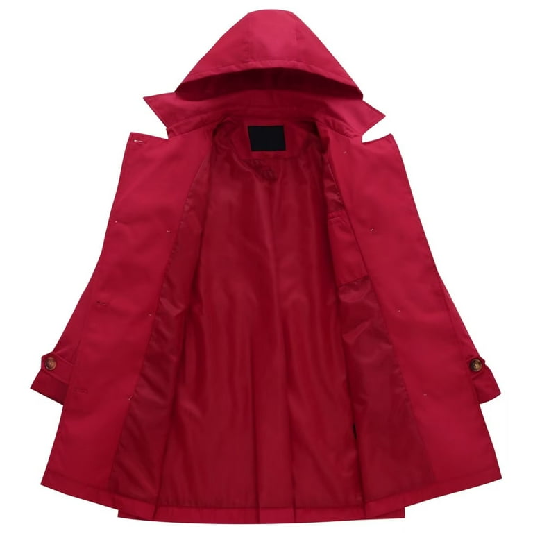 Chrisuno S Size Women's Double Breasted Trench Coat with Chrisuno S Size Women's Double Breasted Trench Coat with