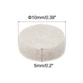 thumbnail image 2 of Almohadillas de fieltro para muebles Uxcell de 10 mm de diámetro, autoadhesivas, protector de suelo antiarañazos, 75 almohadillas, 2 of 5