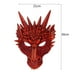 thumbnail image 3 of Cubierta de La Cabeza Del Dragón Malvado Espeluznante para Adultos Perfecl Rojo 30 × 21 cm, 3 of 6