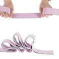 thumbnail image 2 of Correa de estiramiento Unique Bargains Banda de estiramiento para yoga con 8 lazos para un estiramiento efectivo Rosa, 2 of 7