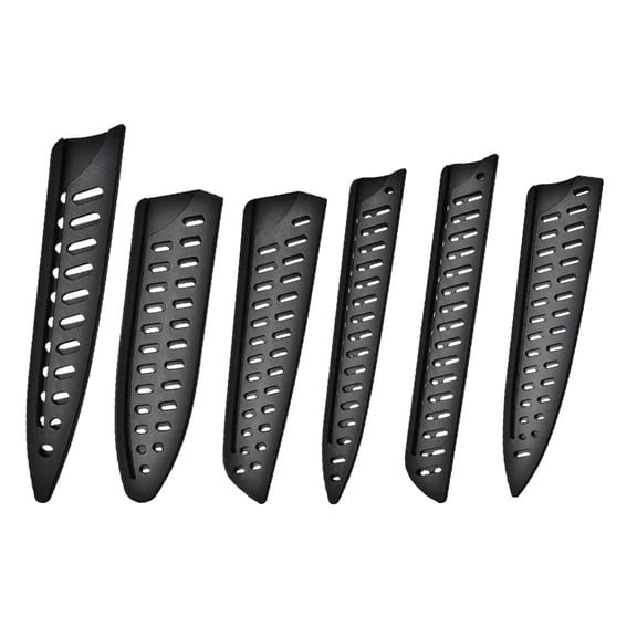 Worgeous 6pcs Reusable Knives Protective Sleeve Knives Covers Knives Protectors for Home