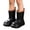 Black, variant on Kids Rain Boots Solid Color Girls Boots New Baby Girls Boys Waterproof Rain Boots Non-Slip Rain Shoes Eva Rubber Cute Childrens Boots Brown