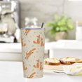 thumbnail image 4 of Cute Fox In Autumn Seamless Pattern Tumbler Travel Coffee Mug With Flip Lid 20 Oz Insulated Tumbler Cup Gift For Father Mother Friend Birthday, 4 of 6