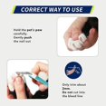 thumbnail image 3 of Pet Nail Clippers, Professional Claw Trimmer, Scissor for Cats, Dogs, Puppies, Kittens, Hamsters, Rabbits and Small Animals, Safe 9.5*6.5CM blue, 3 of 5