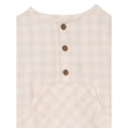 thumbnail image 2 of Modern Moments by Gerber Baby Boy Henley Dumpling Romper with Kanga Pocket, Sizes 0/3 Months - 24 Months, 2 of 7