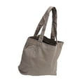 thumbnail image 4 of Yoga Mat Carrier Tote Portable Storage Canvas Carryall Shoulder Bag 2 Layer with Zipper Gray, 4 of 8
