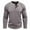 Gray, variant on Dress Shirts Hvyesh Mens Shirts Long Sleeve Casual Classic Henley T-Shirts Lightweight Button Muscle Fit Tee Shirts