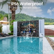 Sylvox 75 inch Outdoor Smart TV, 2000 Nits 4K UHD HDR 10 IP56 Waterproof Google Television with Dolby Atmos, Voice Remote,Chromecast, Pool Pro 3.0