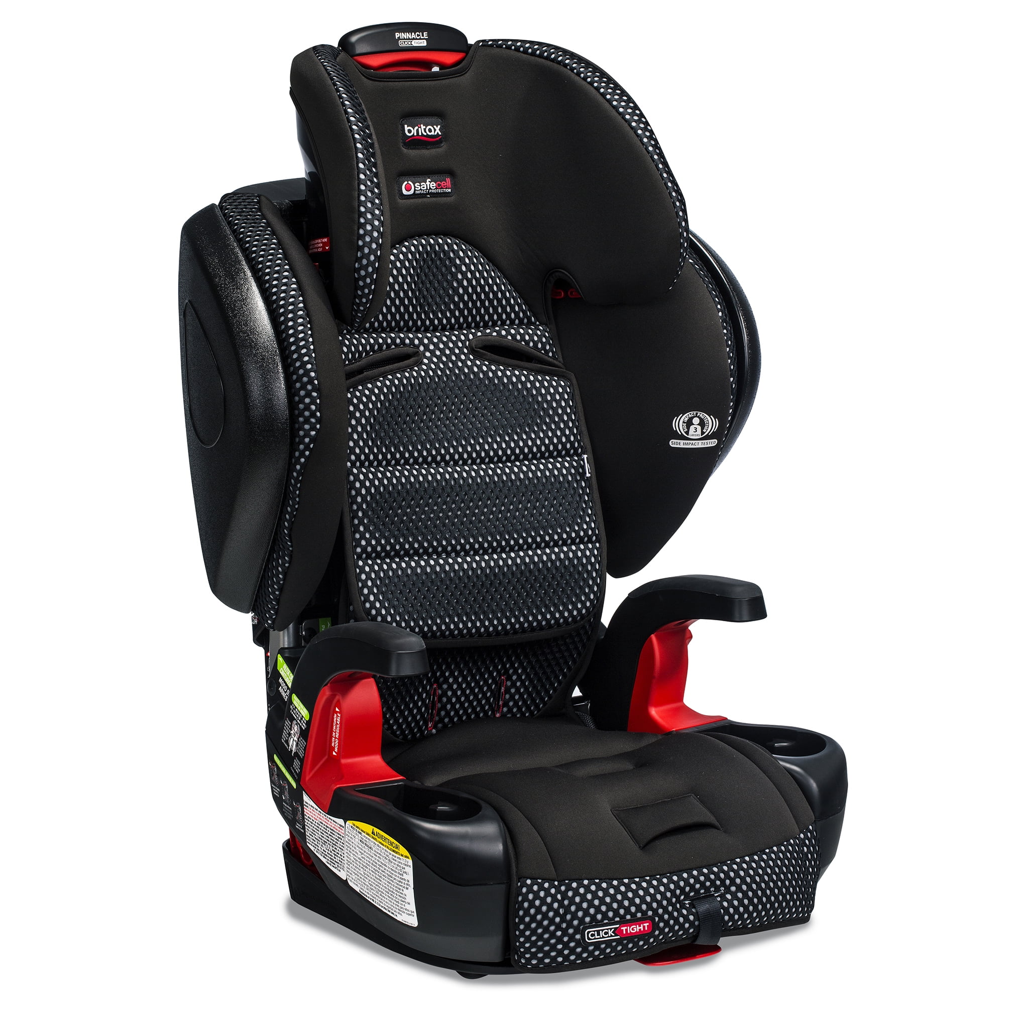 Britax Pinnacle ClickTight Harness2Booster Car Seat, Cool Flow Grey
