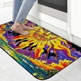 thumbnail image 4 of WERPE Psychedelic Art Square Floor Mat for Home Entrance Outside Entry, Yard, Floor, Patio - Anti-Slip, Durable, UV Resistant 19.68*47.24 in, 4 of 6