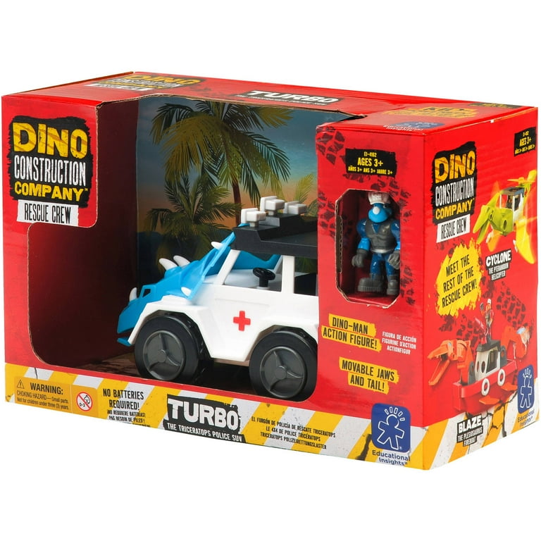 Educational Insights Dino Construction Company Rescue Crew Turbo