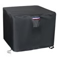 thumbnail image 1 of Topcover Propane Fire Pit Cover, 28 Inch Waterproof 600D Outdoor Gas Fire Table Cover for 26-28 Inch Firepit Table (Black - 28" x, 1 of 7