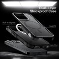 thumbnail image 3 of YWC-Case for iPhone 14 Pro 6.1-Inch Compatible with MagSafe, Heavy Duty Dual-Layer Rugged Protection, Shockproof Protective Tough Phone Magnetic Cover (Black), 3 of 4