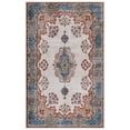 thumbnail image 5 of Crystal Print Dainty Medallion Traditional Oriental Multi Area Rug, 3x5, 5 of 5
