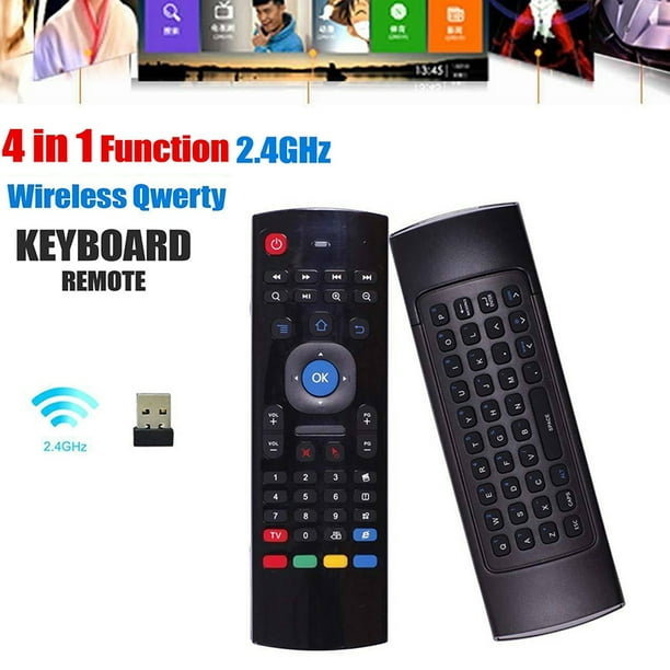 mini portable air mouse wireless remote control mx3 2 4g keyboard for android box smart tv pclaptop