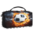 thumbnail image 2 of Herdesigns Soccer Carry Case Compatible with Nintendo Switch OLED 2021/Switch 2017, Sports Football Protective Travel Switch Carrying Case with 20 Game Card Slots for Switch Console & Accessories, 2 of 8