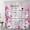 Pink, variant on HVEST Rustic Farmhouse Floral Shower Curtain, Teal Flower and Bible Verse Shower Curtain - Vintage Butterfly Bathroom Decor, Waterproof Polyester Fabric, Includes 10 Hooks, 60x72 Inches
