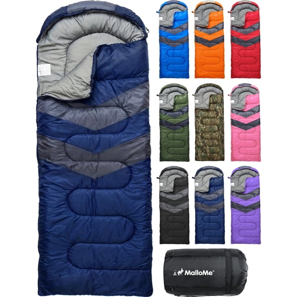 Bolsa de dormir MalloMe impermeable, ligera y para clima frío