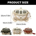 thumbnail image 3 of HLONK Trendy Car Shape ‘s Crossbody Bag with Spacious Interior and Functional Pockets Shoulder Purse PU Handbag, 3 of 21