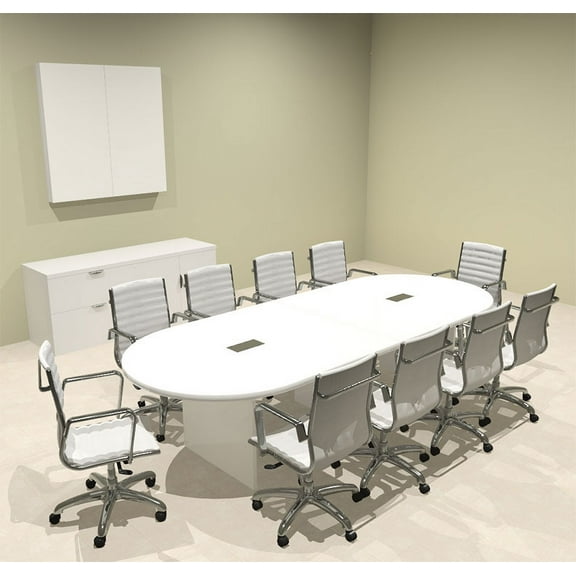 Modern Racetrack 10' Feet Conference Table, #OF-CON-C111