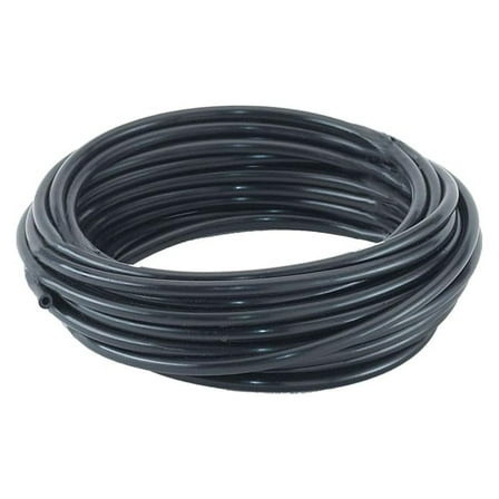 Electric Fence Insulator Tubing - 50ft Polyethylene Wire Protector - 12-1/2 Gauge - 20,000 Volt - Black - Dare Products 2453