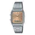 thumbnail image 1 of Casio Vintage Analog Digital Light Copper Dial Dual time Quartz AQ-230A-4AMQY Unisex Watch, 1 of 1