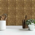 thumbnail image 4 of Copper Tin Tile Peel and Stick Backsplash, 4 of 10