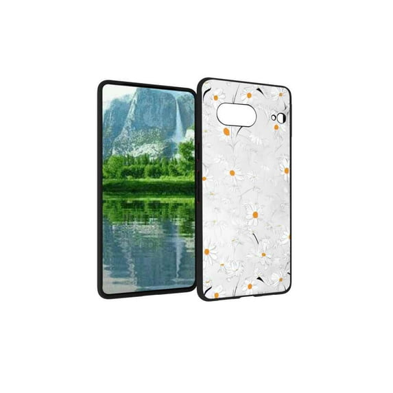 Daisies-Floral-180 Phone Case, Degined for Google Pixel 7 Case Men Women, Flexible Silicone Shockproof Case for Google Pixel 7