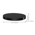 thumbnail image 2 of CUITING Miroir en Pierre d'Obsidienne Miroir Rond Miroir de Divination Méditation Décor, 2 of 4