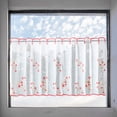 thumbnail image 3 of LCXmlly Window Sheer TearResistant Short Curtain Fine Embroidery Bedroom Accessory, 3 of 5