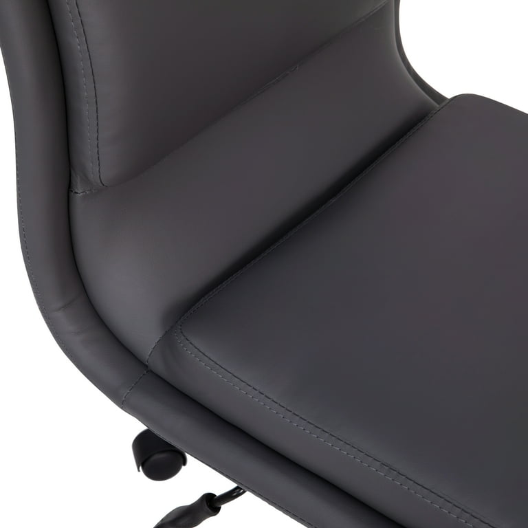Merrick Lane Modern Mid-Back Armless Office Chair, Adjustable