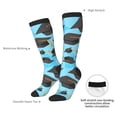 thumbnail image 4 of KLL Graduation Hats1 Print Cool Socks Men's Women's Crew Socks Funny Crazy Novelty Stockings, 4 of 6