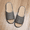 Dark Gray, variant on Unisex Striped House Slippers Breathable Non-Slip Slippers Matching Couple Slippers