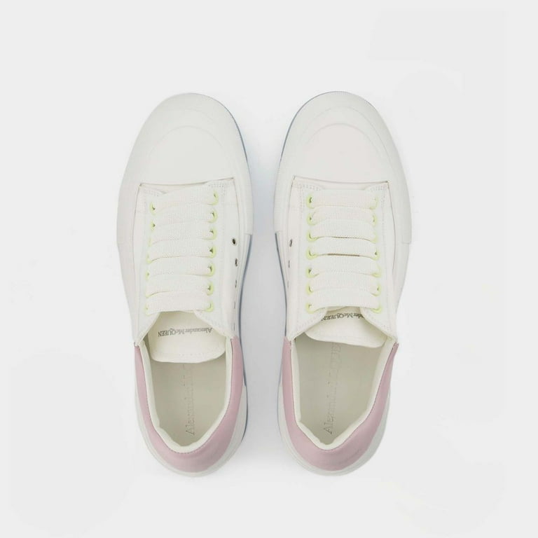 Alexander Mcqueen Oversized Sneakers - White/Pink - Leather
