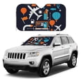 thumbnail image 3 of Bingfone Creative Transport Car Windshield Sunshade,Sun Foldable Sun Shield Sun Visor for Car - Medium, 3 of 9
