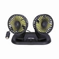 thumbnail image 4 of Ventilador De Automóviles De Doble Cabeza, Electricidad De 360 ​​​​Rotable 5 Cuchillas 2 Velocidadas Ventilador De Enfriamiento Para SUV, RV, Camión, Sedán,,, 4 of 7