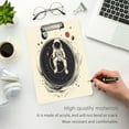 thumbnail image 3 of FORMRS Acrylic Clipboard with Low Profile Clip Standard A4 Letter Size, 12.5" x 9", Beige Astronaut Space, 3 of 8
