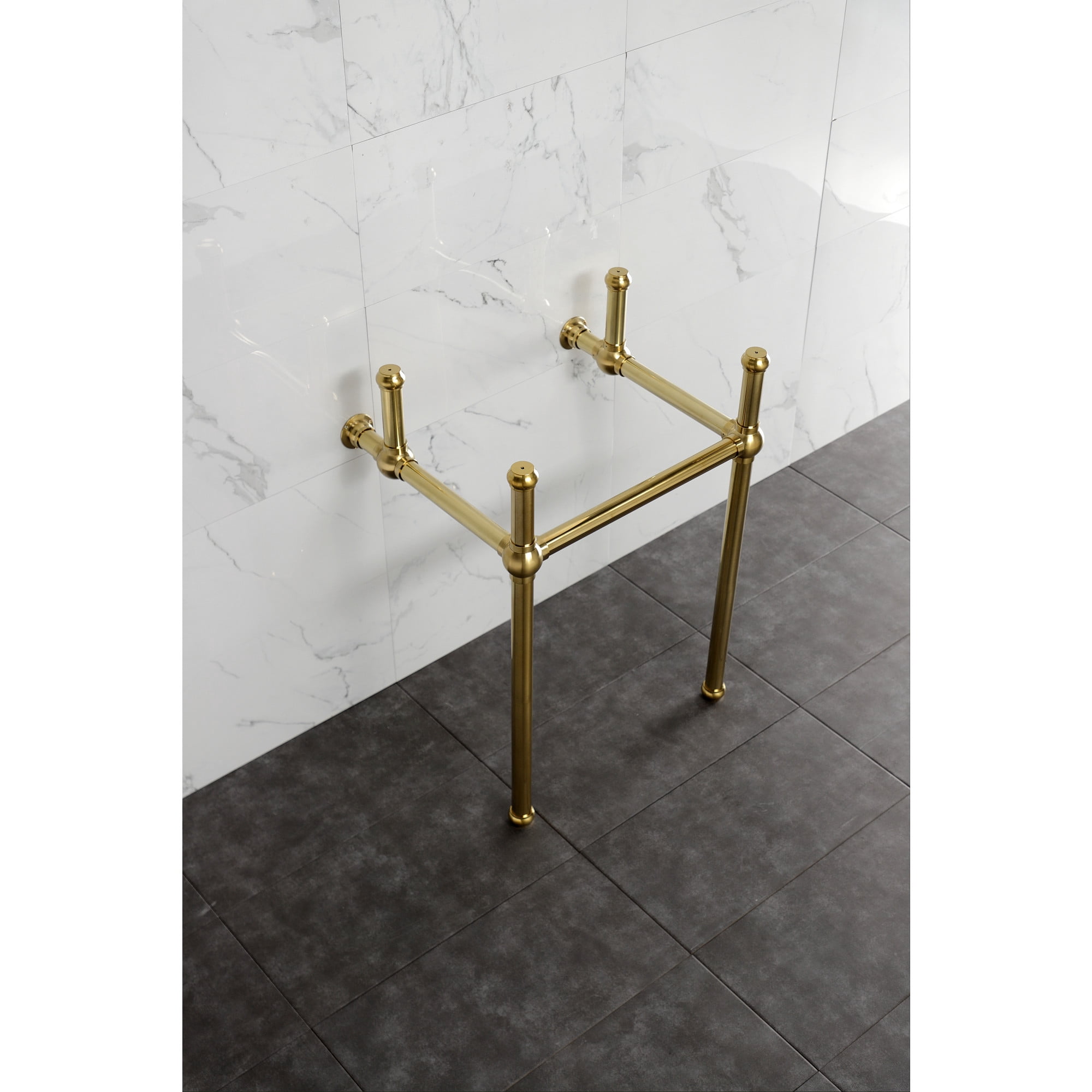 Kingston Brass VBH211833BB, Addington Brass Console Wall Mount Sink Legs, Brushed Brass