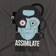 thumbnail image 2 of Star Trek Assismilate Or Die Officially Licensed Adult T-Shirt 2XL, 2 of 7