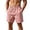 Pink, variant on OIOLOYJM Mens Casual Shorts 7 inch Elastic Waist Drawstring Stretch Quick Dry Lightweight Swim Trunks Summer Beach Vacation Breathable Board Shorts Khaki L