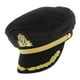 thumbnail image 5 of Sombrero de Sombrero Sombrero de Sombrero marino Yate Barco Fiesta de disfraces Todos Niño negro Hugo sombrero de capitán niño adulto, 5 of 10