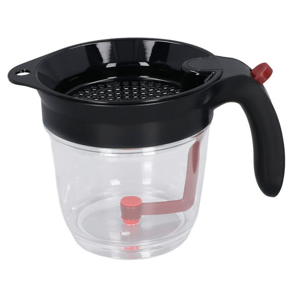 Gravy SeparatorFat Separator 1000ml Multifunction Fat Separator Grease Container Elevated Design