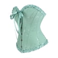 thumbnail image 2 of Grebrafan Bustier Corset Renaissance pour Femmes Vert Pâle TG, 2 of 5